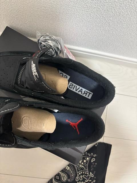 AIR JORDAN 1 LOW BLACK PHANTOM travis  jt@bV 