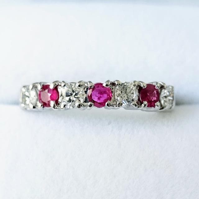 WG[}L _Ch~r[ ꕶ G^jeB O Pt900 0.39ct 0.36ct 4.7g   ANZT[/v 