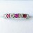 ジュエリーマキ ダイヤモンド×ルビー 一文字 エタニティ リング Pt900 0.39ct 0.36ct 4.7g
