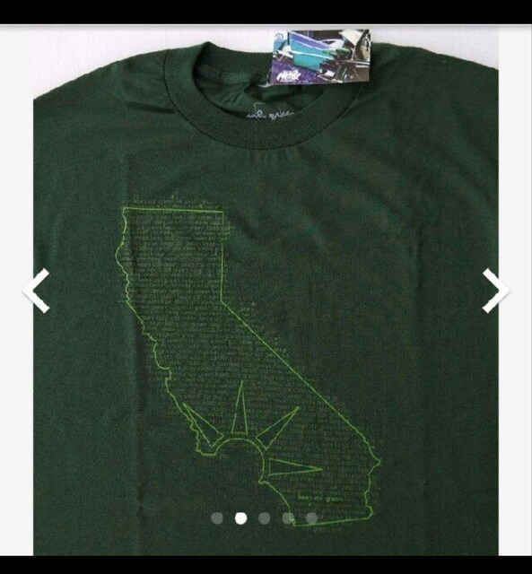 JtHjAuh CALI GREEN TVc XL _[NO[ EGXgR[Xg west coast  jt@bV 