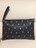 395.新品☆メンズクラッチバッグ☆黒×シルバー