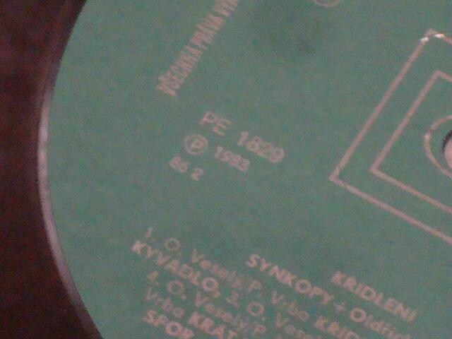 KRIDLENI / SYNKOPY + OLDRICH VESELY 86NRepressECzechoslovakiaLP  CD/DVD/rfI 