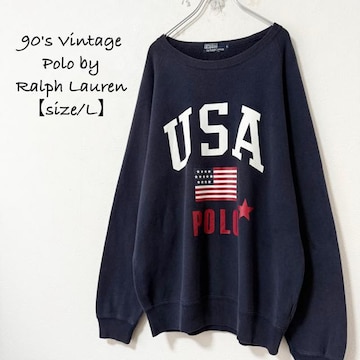 90sPolo RalphLauren|t[XEFbgOUSA/AJ/lCr[/ԁL