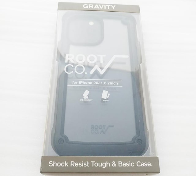 ROOT CO GRAVITY Shock Resist Tough&Basic Case for iPhone13ProMax 