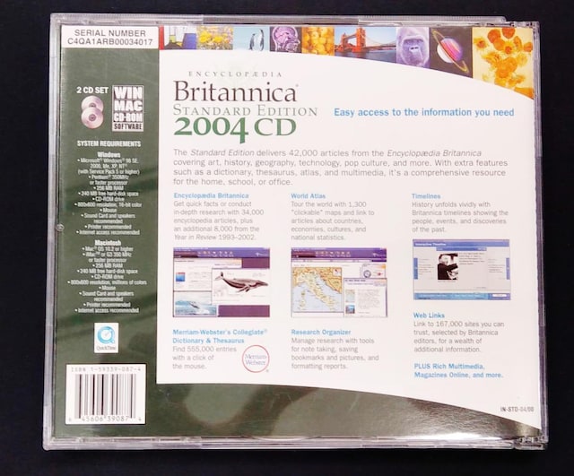 Britannica SȎT 2004 Standard Edition Ki