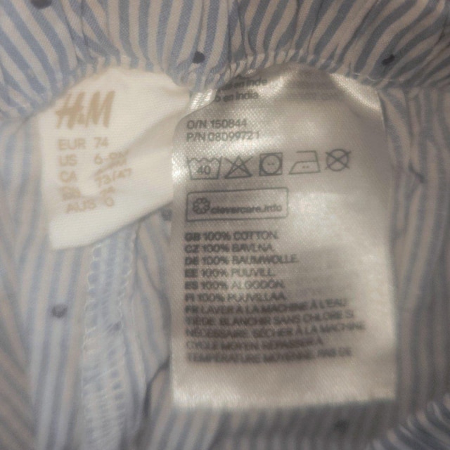 H&M hbgڂpc TCY74  V[gpc  LbY/xr[ 