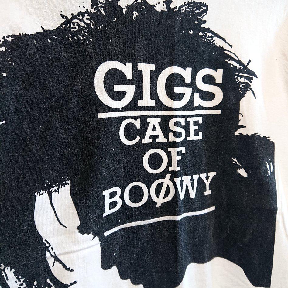 送料込み　激レア　入手困難　BOOWY　氷室京介　半袖　Tシャツ 送料込み 激レア 入手困難 BOOWY 氷室京介 半袖 Tシャツ:BOOWY