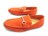 1円~C454新品Dedes本革ビット/ドライビングスリッポン26aORANGE♂