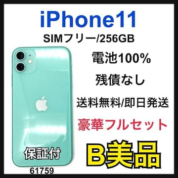 B 100% iPhone 11 256 GB SIMt[ O[ {