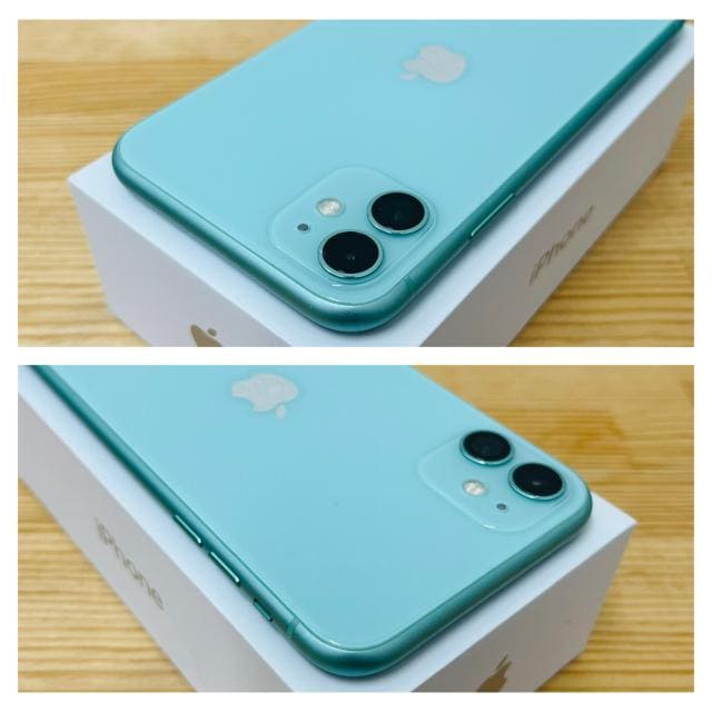 B 100% iPhone 11 256 GB SIMt[ O[ {  Ɠd/AV 