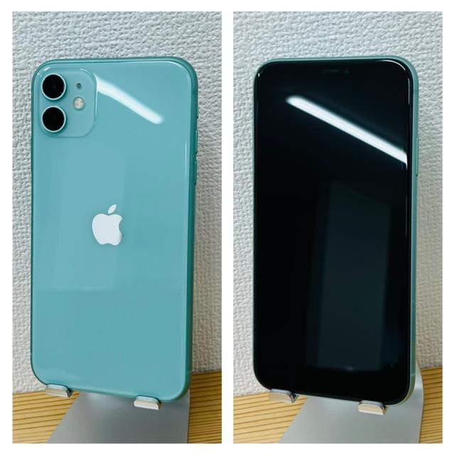 B 100% iPhone 11 256 GB SIMt[ O[ {  Ɠd/AV 