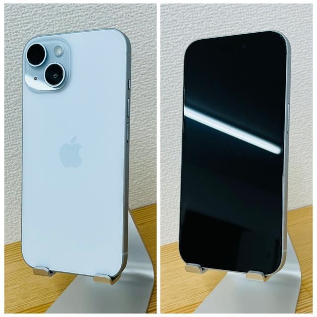 ǍD@100% iPhone 15 256 GB SIMt[ u[ {  Ɠd/AV 