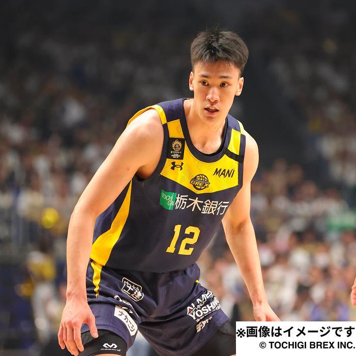 宇都宮ブレックス 2025 #12 高島紳司 直筆サイン入ユニフォーム