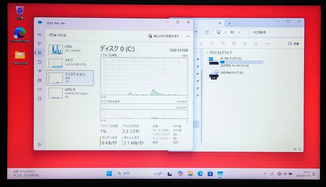 TOSHIBA dynabook Corei5 16GB SSD512GB Windows11 DVD Excel Word  PC{/Ӌ@ 