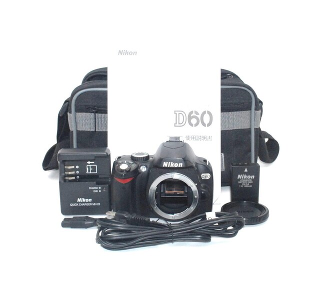 S񐔂킸2055Nikon D60 {fB   Ɠd/AV 