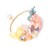 ジュエリービジュー【タグ付き】紫陽花フラワーヘアゴム●ピンク系●花