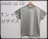 ★toute sa vie★Tシャツ★半袖★シルバー★Mサイズ★ストライプ★バックプリント★部屋着★まとめ買い歓迎★