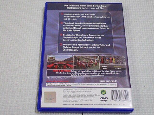 PS2FORMEL EINS 2002 CO EUŁtEtE\tgt  Q[{/\tg 