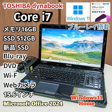 TOSHIBA dynabook Corei7 16GB SSD512GB u[C WebJ Windows11