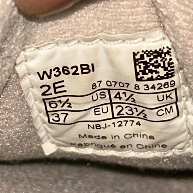 NEW BALANCE Xj[J[ W362BI 23.5cm  uh 