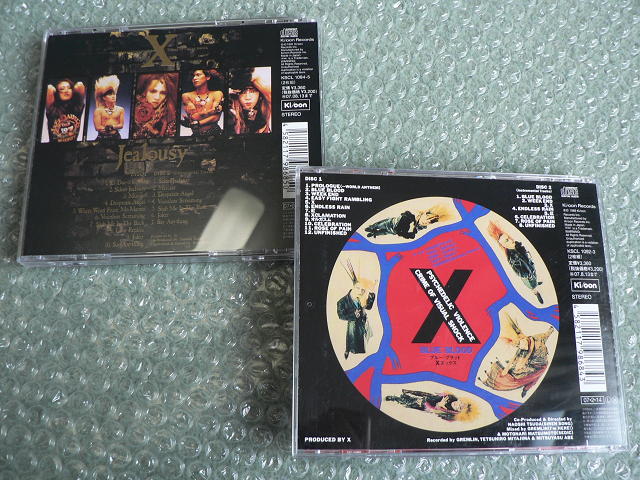 X JAPAN【BLUE BLOOD/Jealousy】限定盤2枚(4CD)SPECIAL EDITION