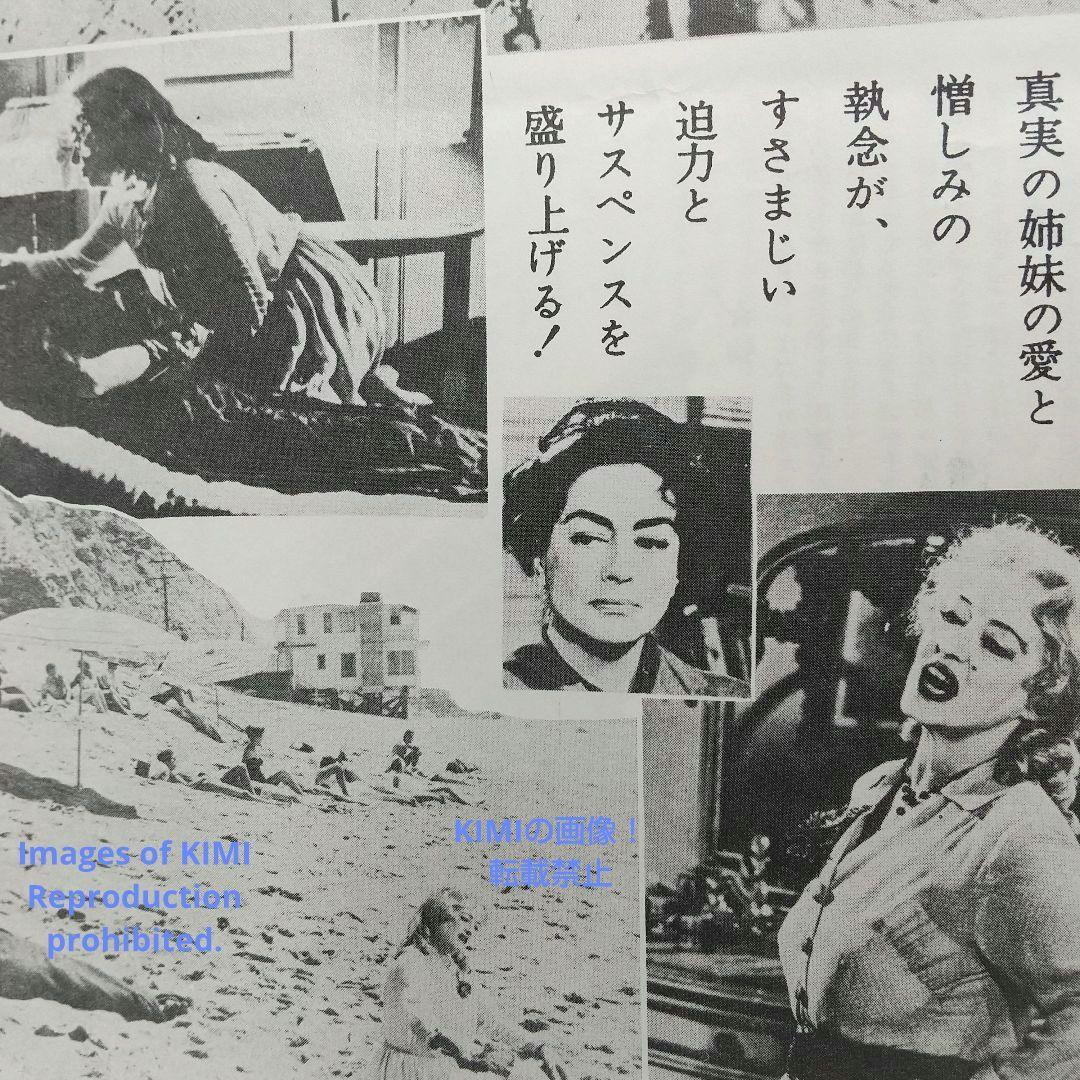 レア 映画パンフ 何がジェーンに起こったか？ What Ever H 1962