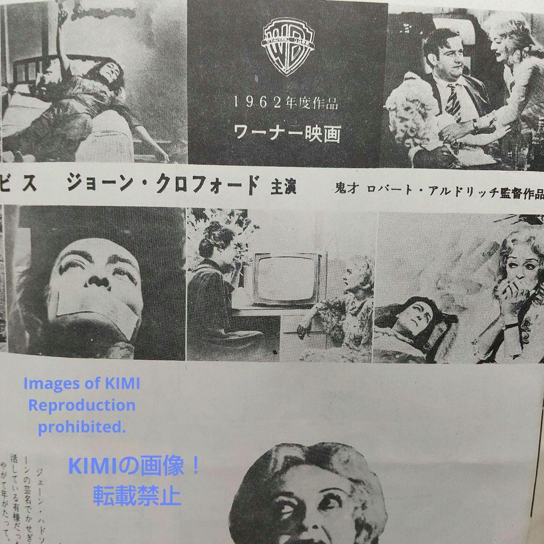 レア 映画パンフ 何がジェーンに起こったか？ What Ever H 1962