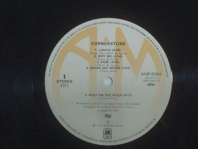 R[i[EXg[iCORNERSTONEj / XeBbNXiSTYXj ѕtLP  CD/DVD/rfI 