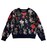 ラナンRanan◎レトロ花柄ジャガードセーター◎(L)美品