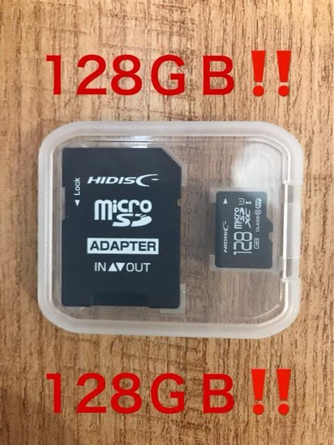 yzzmicroSDJ[h 128GB (SDJ[hƂĂgp\!)   PC{/Ӌ@ 