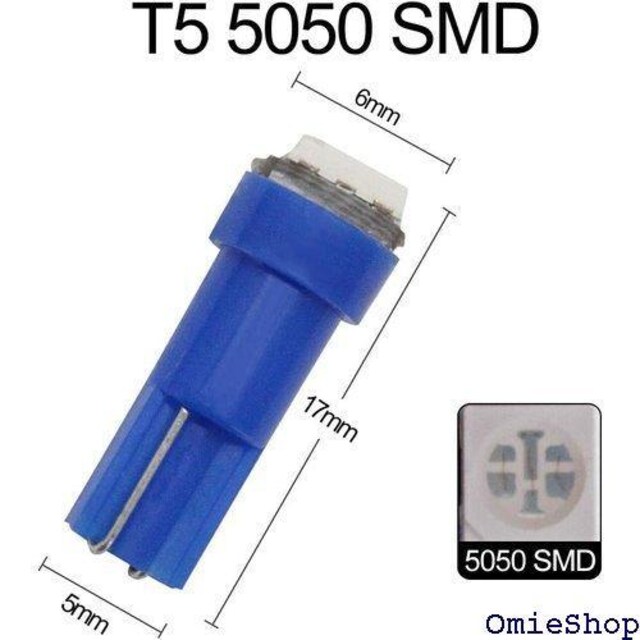 T5 5 1SMD LEDou 12Vԗp EFbW _bV{[hpCg u[ 10 173  /oCN