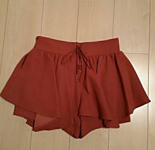 ○snidel○編み上げキュロット/size1 | スナイデル/snidel