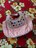 新品☆SAVOY☆ピンク薔薇デザイン☆宝石キラキラbag☆