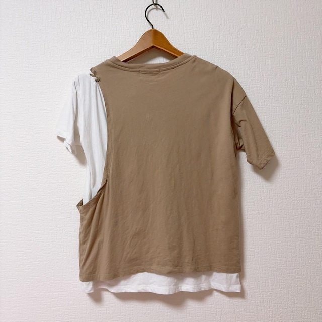 AZUL by moussy/AY[LACE-UP LAYER TOPSx[WS*ďHR[f  uh 