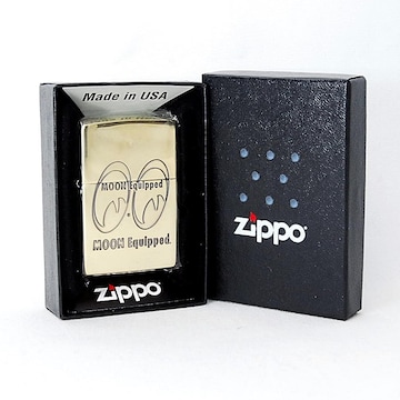 MOON Equipped Zippo C^[ Brass ^J Wb| ICC^[ Wb|[ [ACY CNCbvh