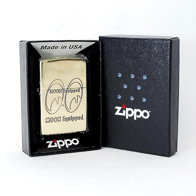 MOON Equipped Zippo C^[ Brass ^J Wb| ICC^[ Wb|[ [ACY CNCbvh   jt@bV 