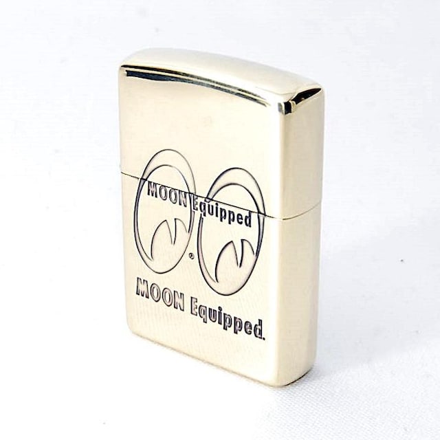 MOON Equipped Zippo C^[ Brass ^J Wb| ICC^[ Wb|[ [ACY CNCbvh  jt@bV 