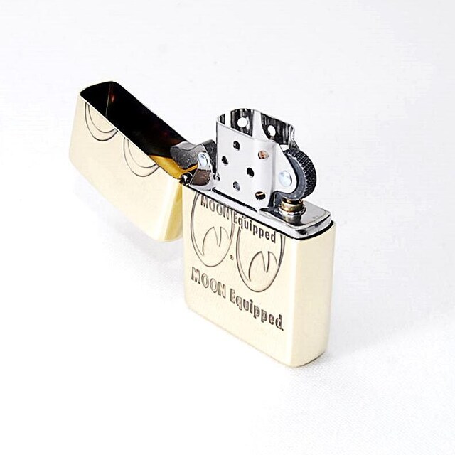 MOON Equipped Zippo C^[ Brass ^J Wb| ICC^[ Wb|[ [ACY CNCbvh  jt@bV 