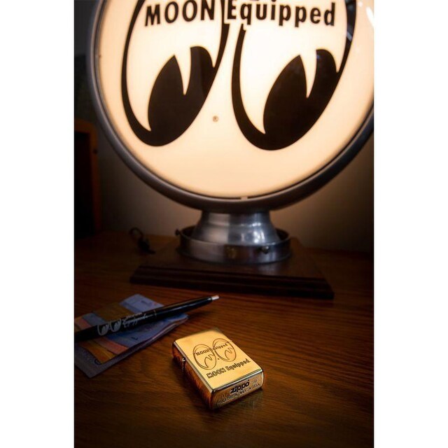 MOON Equipped Zippo C^[ Brass ^J Wb| ICC^[ Wb|[ [ACY CNCbvh  jt@bV 