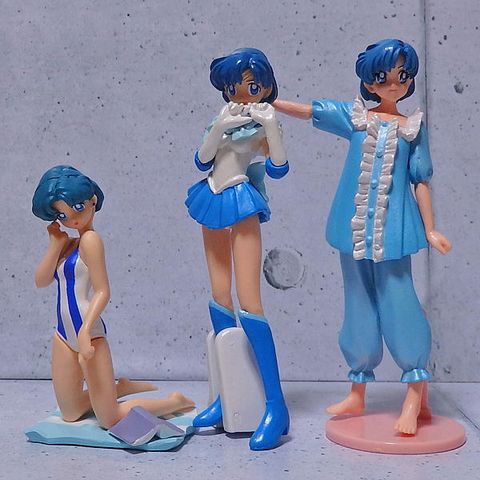セーラームーン - 激レア　セーラームーン　セーラーマーキュリー水野亜美　セーラーチーム　フィギュア 激レア セーラームーン セーラーマーキュリー水野亜美 セーラー