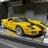 未展示品 オートアート 1/18 フォード GT 2004 イエロー/ブラックストライプ