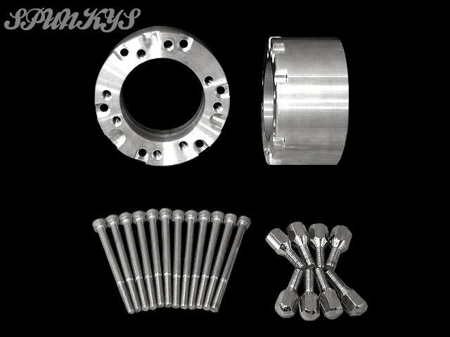ホンダジャイロ用マルチホイールスペーサー70ｍｍ（アルミホイール用ナット付き） TD01 ジャイロX 前期 中期型 6穴 マルチホイールスペーサー 70mm