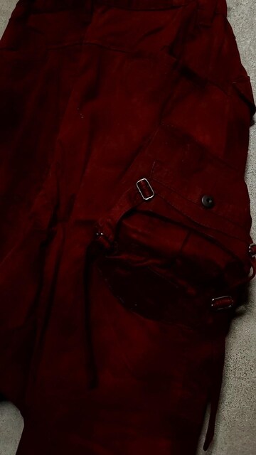 ViKMRiiP@Stretch Twill SRL Cargo D.red  M/F  uh 