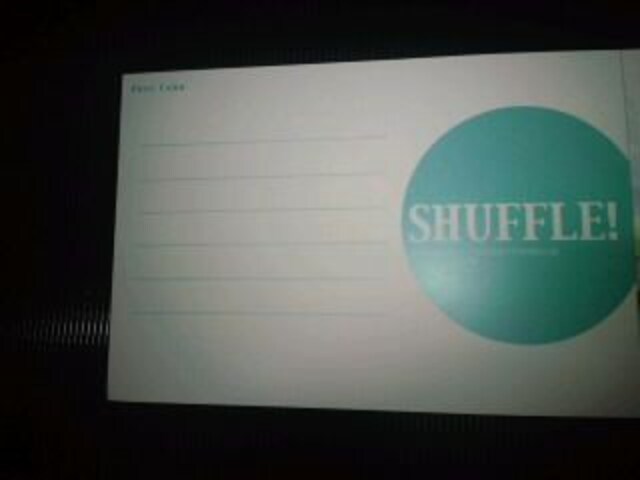 Vbt@SHUFFLE@񔄕i@@|XgJ[h D@ TC  Aj/R~bN/LN^[ 