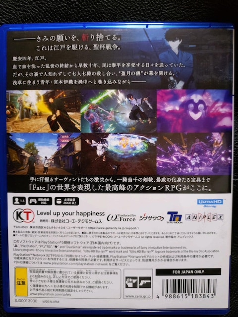 PS5 Fate tFCg/TCig  Q[{/\tg 