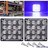 Ygmylandbb LED ストロボライト トラック ク、トレーラー用 フラッシュ ライト 2個セット ブルー 617