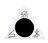 PS: Invoking Triangle Silver Pendant