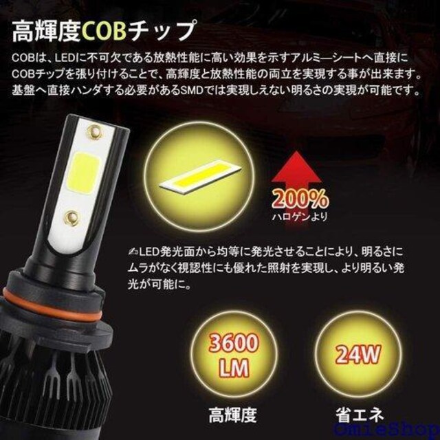 Catland LEDtHOv HB4 9006 2 ̌^ t@p 邢 COB`bv 2 221  /oCN