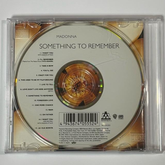 MADONNA / Something To Remember  CD/DVD/rfI 