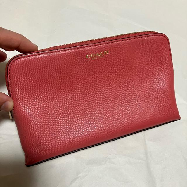 【値下げ中】COACH ブラック レザー ポーチ　新品未使用 cat31_qbbk_1.jpg